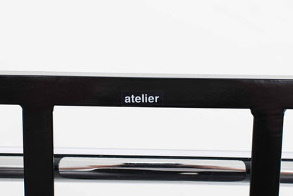 Vintage Sessel Moser & Ottoman von Werner Max Moser