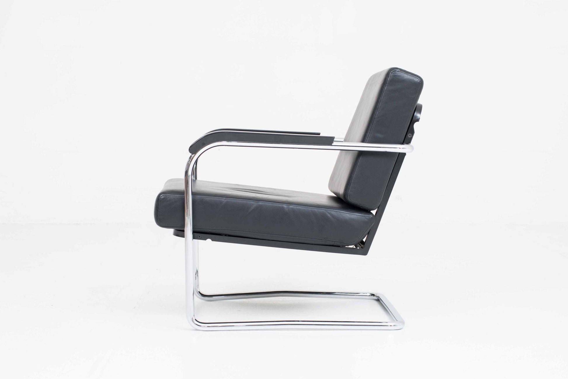 Vintage Sessel Moser & Ottoman von Werner Max Moser