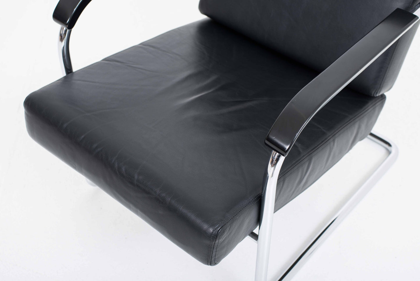 Vintage Sessel Moser & Ottoman von Werner Max Moser