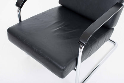 Vintage Sessel Moser & Ottoman von Werner Max Moser