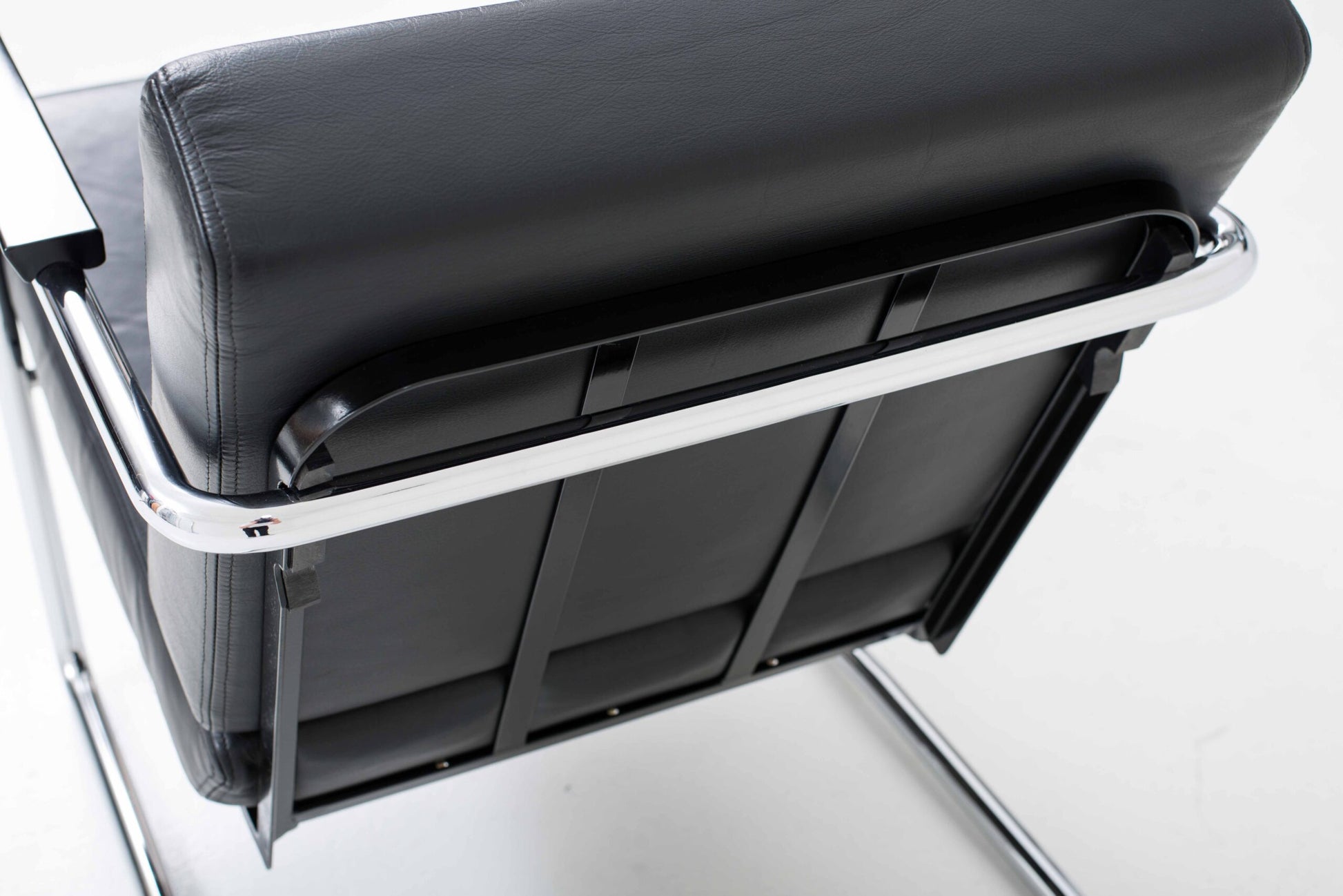 Vintage Sessel Moser & Ottoman von Werner Max Moser