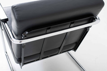 Vintage Sessel Moser & Ottoman von Werner Max Moser