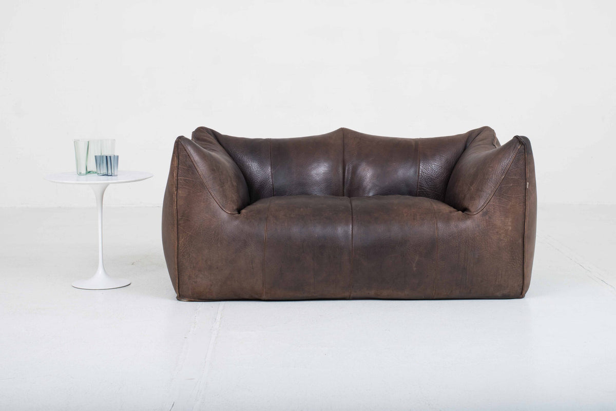 Vintage Sofa "Le Bambole" von Mario Bellini für B&B Italia in Leder