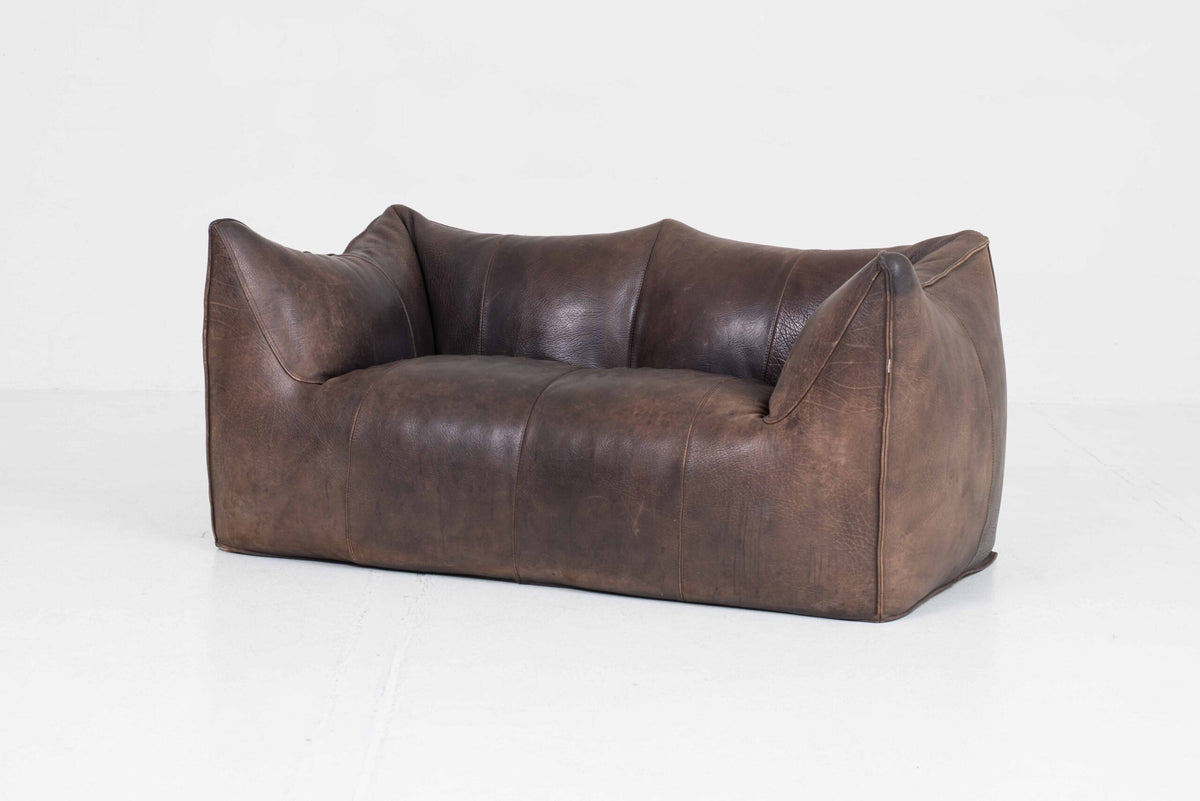 Vintage Sofa "Le Bambole" von Mario Bellini für B&B Italia in Leder