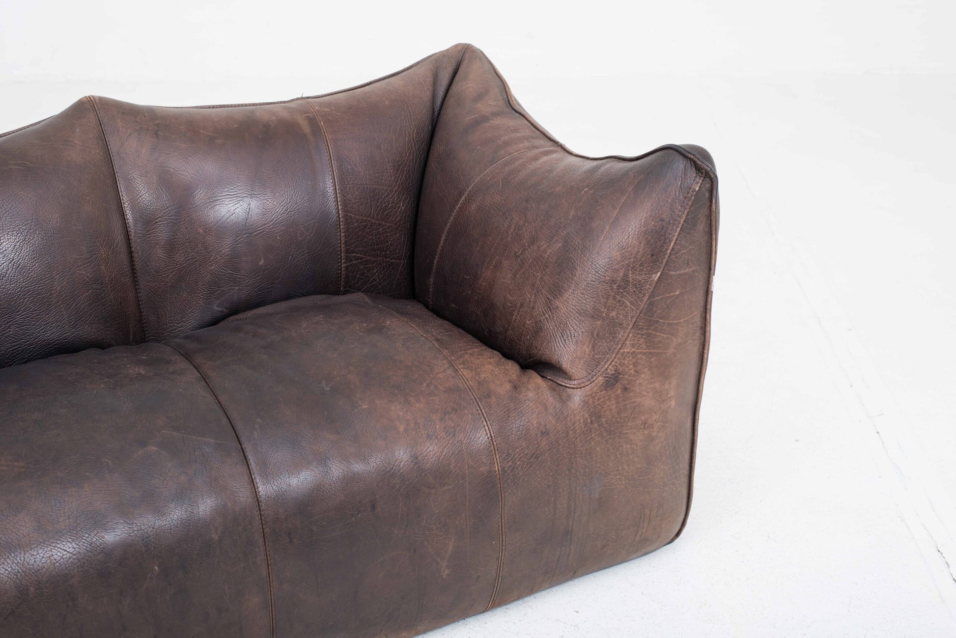 Vintage Sofa "Le Bambole" von Mario Bellini für B&B Italia in Leder