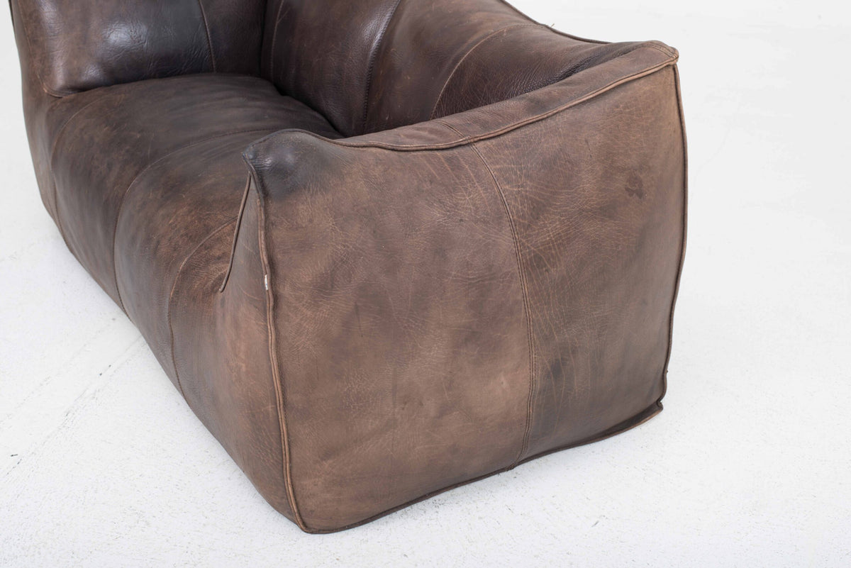 Vintage Sofa "Le Bambole" von Mario Bellini für B&B Italia in Leder