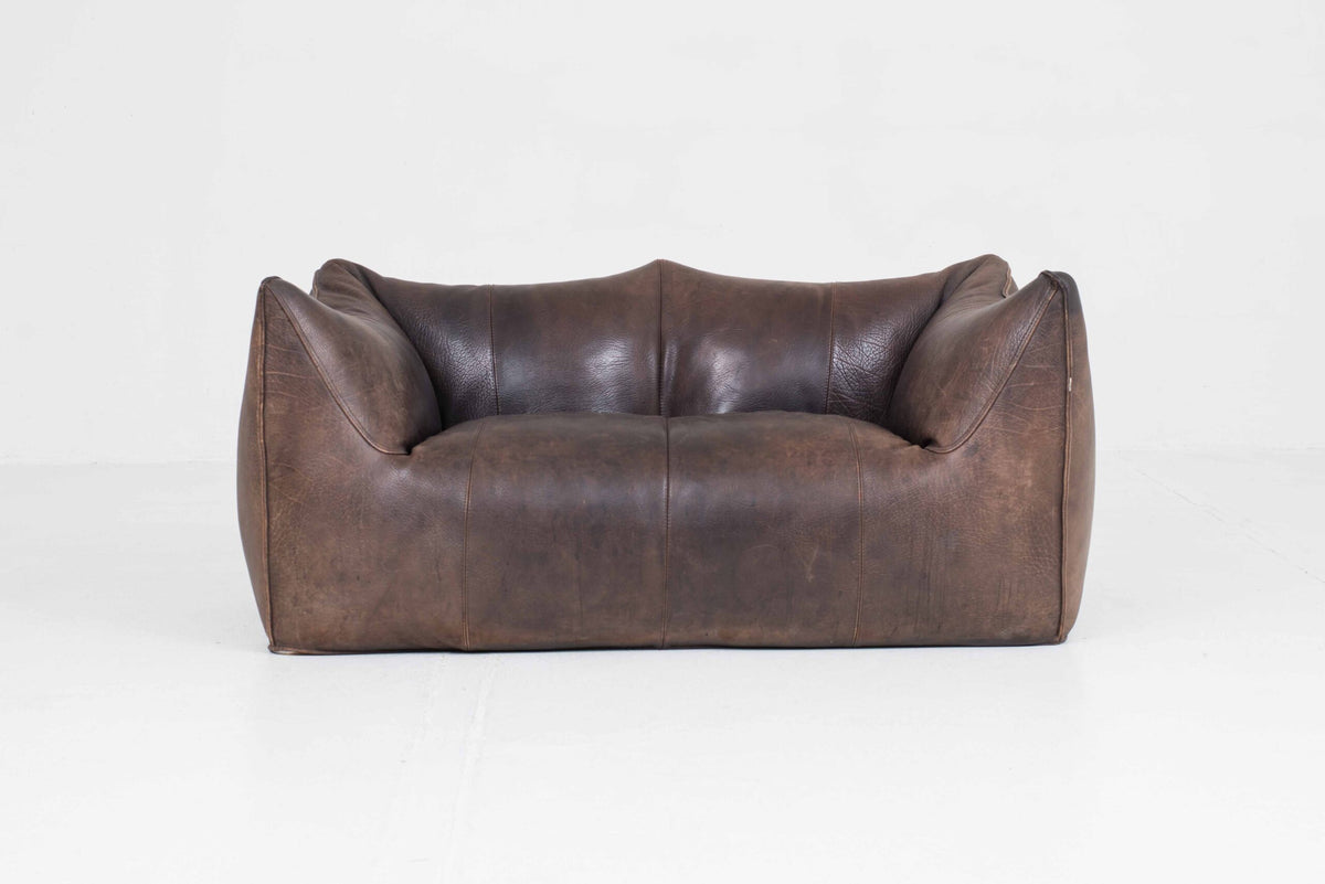 Vintage Sofa "Le Bambole" von Mario Bellini für B&B Italia in Leder