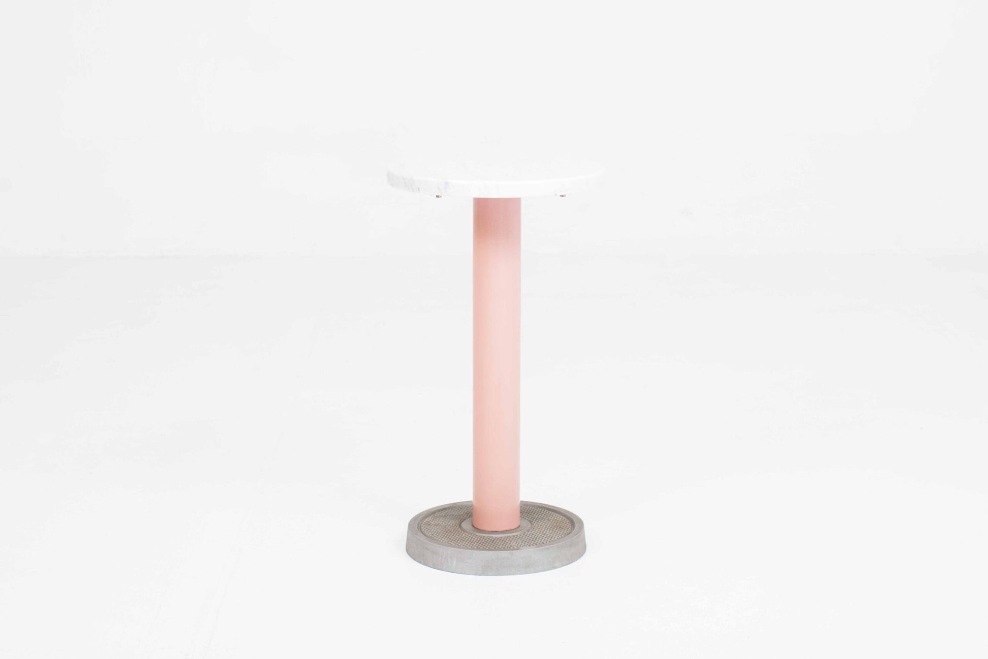 Vintage Tisch von Bieffeplast Padova mit Marmorplatte