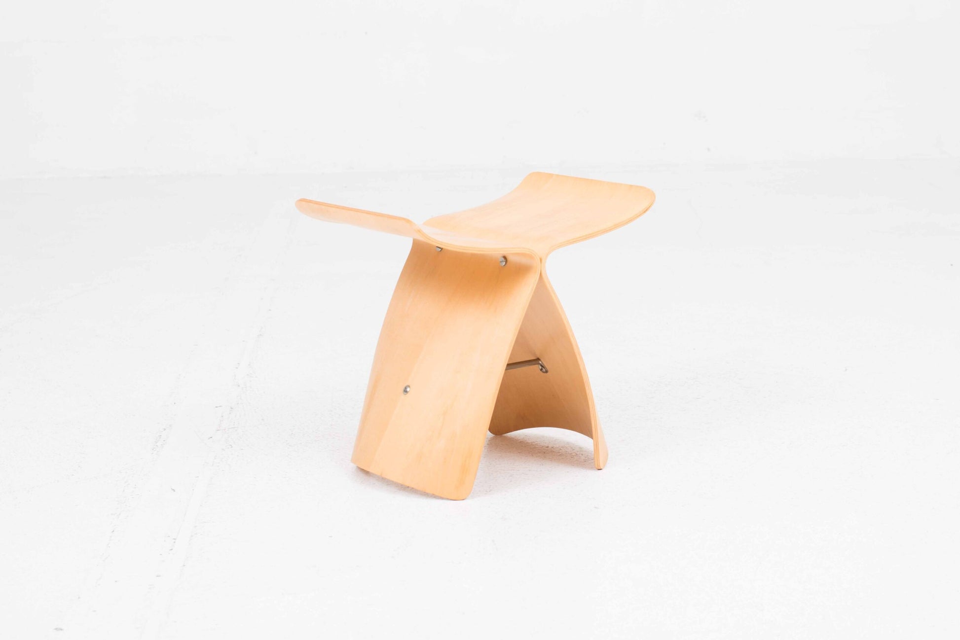 Vintage Hocker "Butterfly Stool" von Sori Yanagi für Tendo Mokko