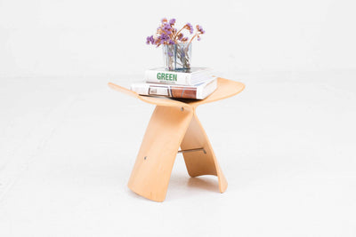 Vintage Hocker "Butterfly Stool" von Sori Yanagi für Tendo Mokko