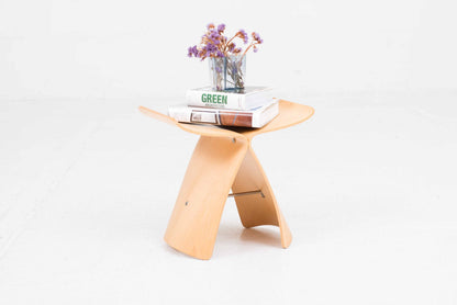 Vintage Hocker "Butterfly Stool" von Sori Yanagi für Tendo Mokko