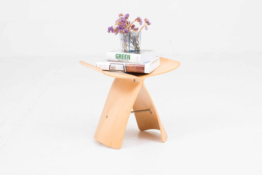 Vintage Hocker "Butterfly Stool" von Sori Yanagi für Tendo Mokko