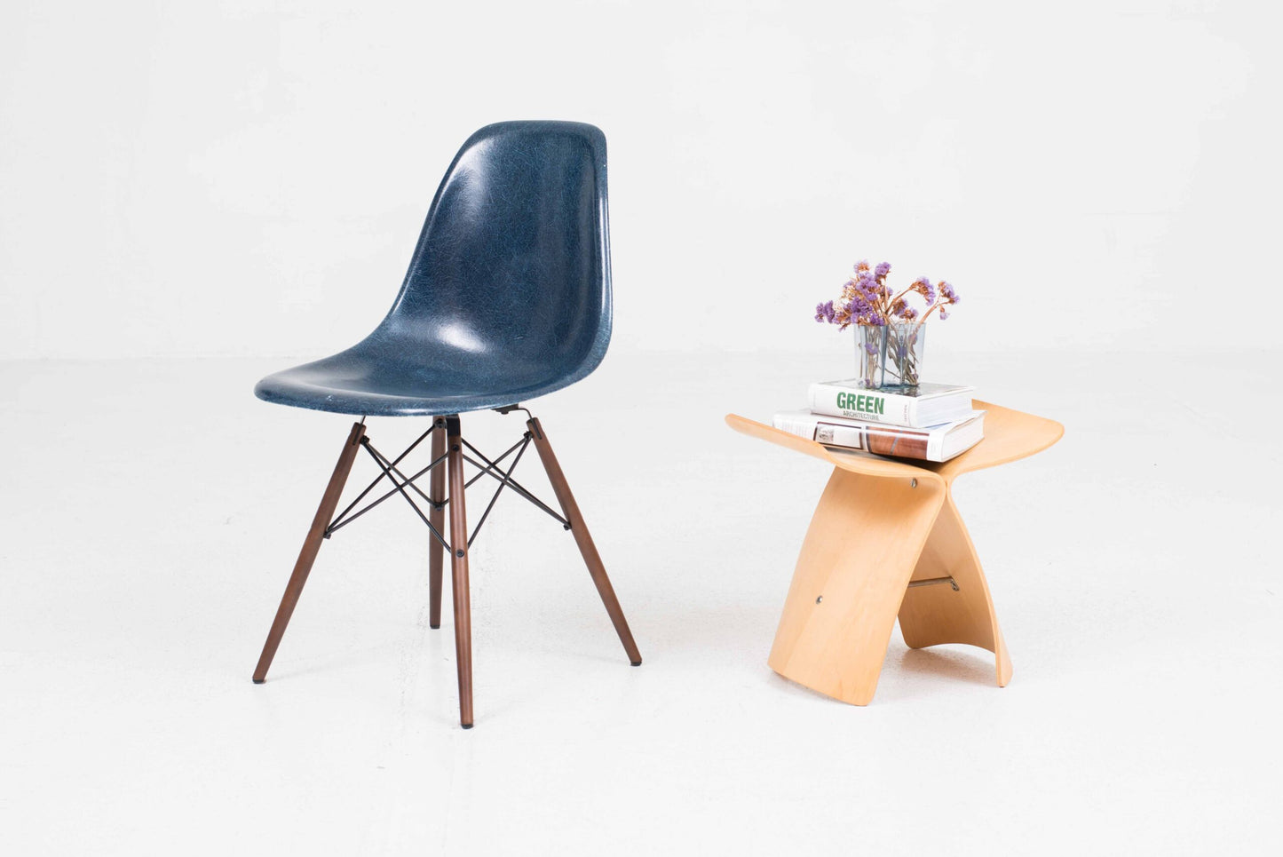 Vintage Hocker "Butterfly Stool" von Sori Yanagi für Tendo Mokko