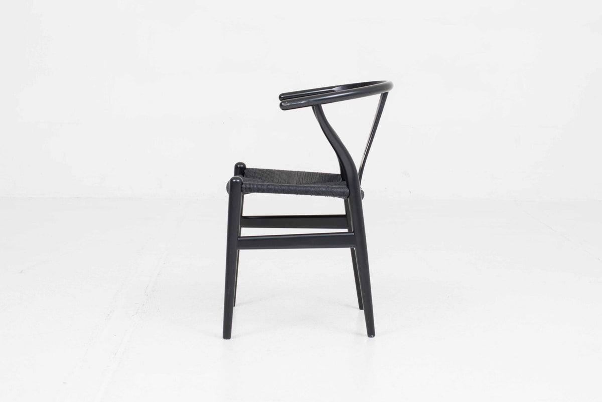 Set von 4 Vintage Wishbone Stuhl von Hans J. Wegner für Carl Hansen und Søn