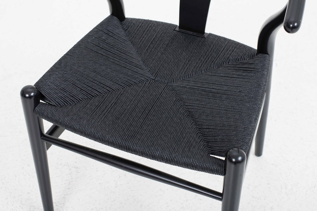 Set von 4 Vintage Wishbone Stuhl von Hans J. Wegner für Carl Hansen und Søn