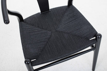 Set von 4 Vintage Wishbone Stuhl von Hans J. Wegner für Carl Hansen und Søn