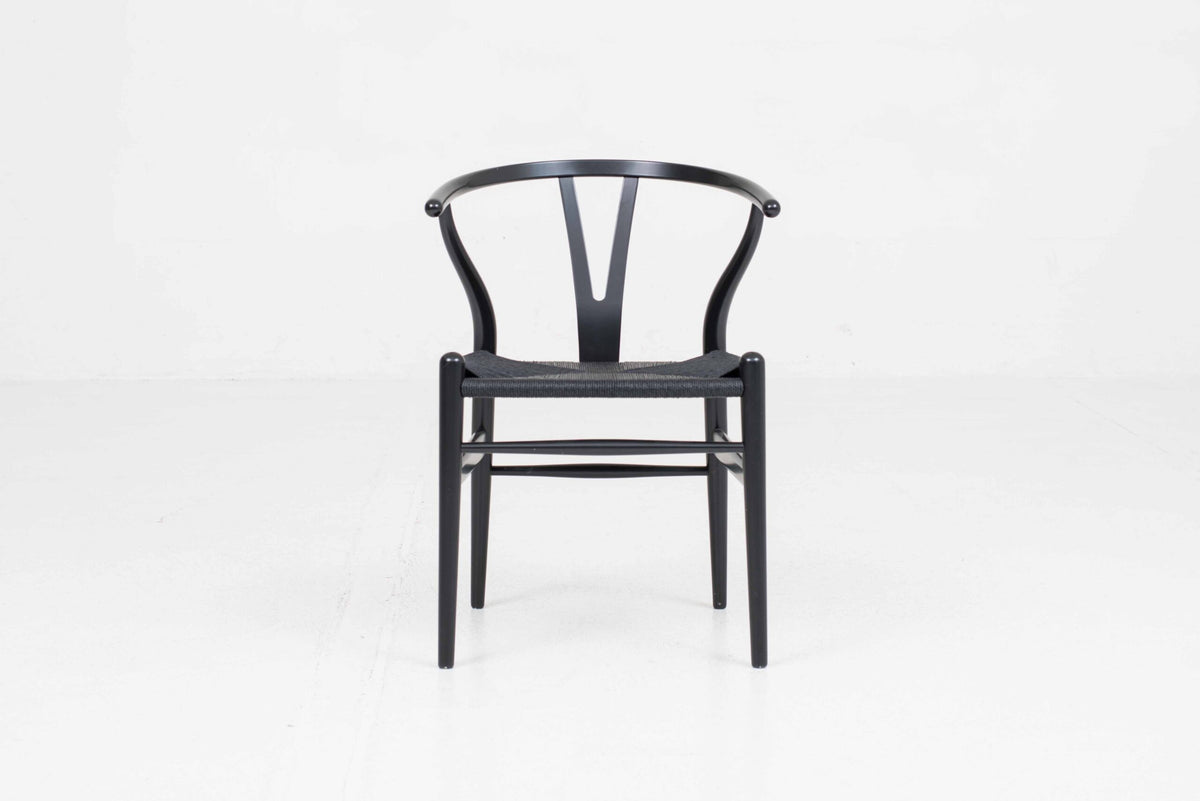 Set von 4 Vintage Wishbone Stuhl von Hans J. Wegner für Carl Hansen und Søn