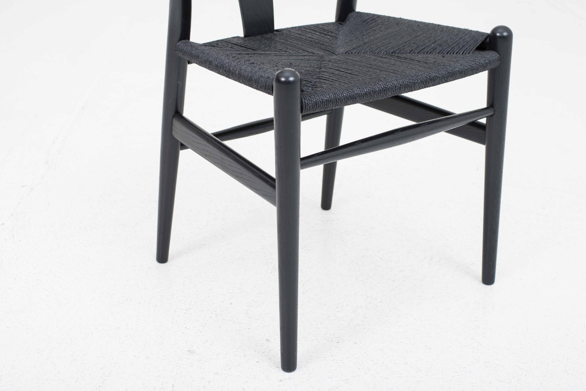 Vintage Stuhl "Wishbone Chair" von Hans J. Wegner für Carl Hansen und Søn, Eiche lackiert