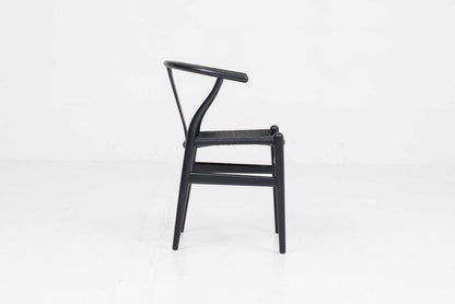 Vintage Stuhl "Wishbone Chair" von Hans J. Wegner für Carl Hansen und Søn, Eiche lackiert