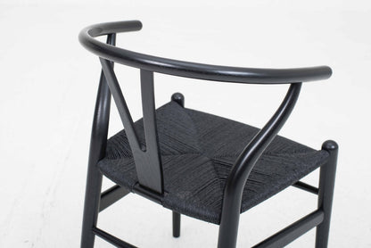 Vintage Stuhl "Wishbone Chair" von Hans J. Wegner für Carl Hansen und Søn, Eiche lackiert