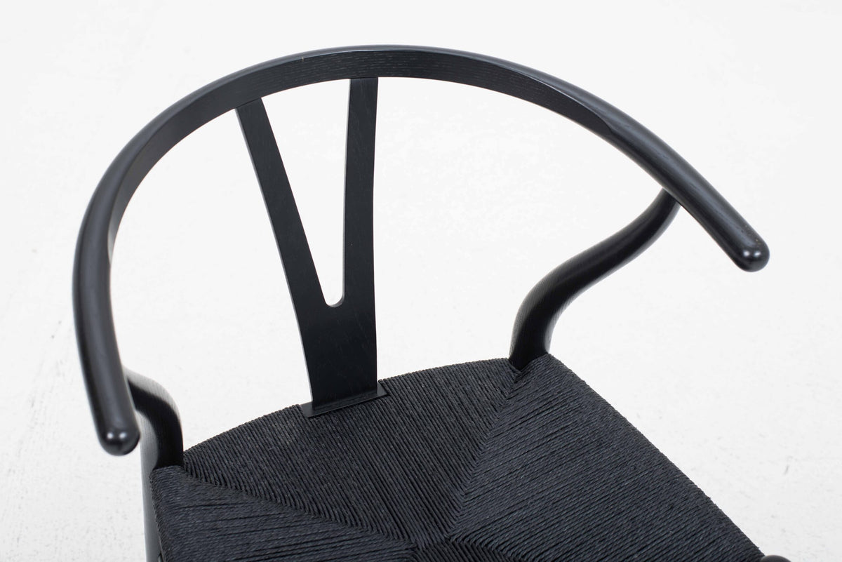 Vintage Stuhl "Wishbone Chair" von Hans J. Wegner für Carl Hansen und Søn, Eiche lackiert
