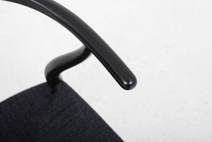 Vintage Stuhl "Wishbone Chair" von Hans J. Wegner für Carl Hansen und Søn, Eiche lackiert