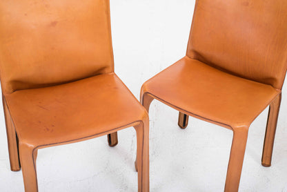 Set von 4 Vintage Stuhl CAB 412 von Mario Bellini für Cassina
