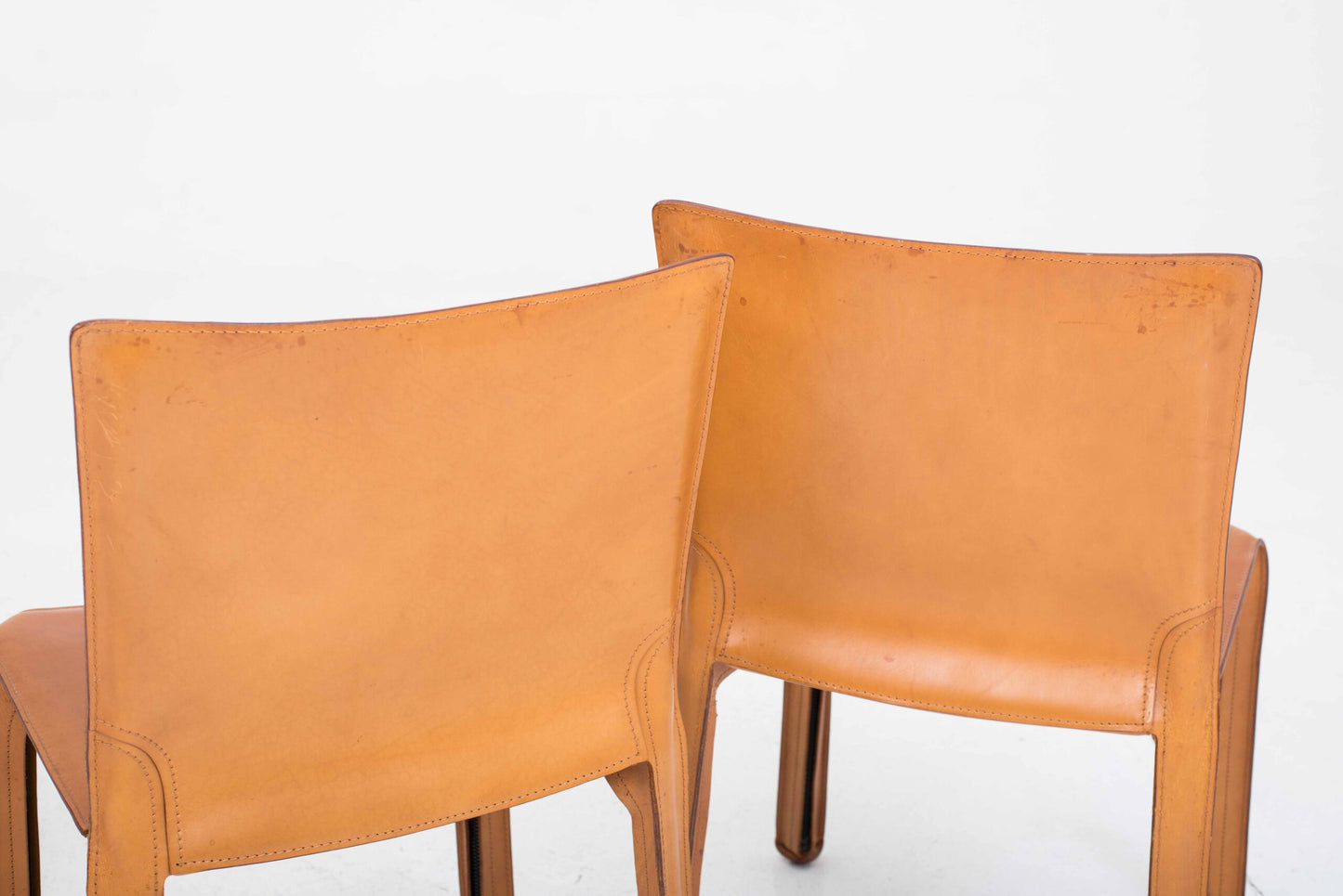 Set von 4 Vintage Stuhl CAB 412 von Mario Bellini für Cassina