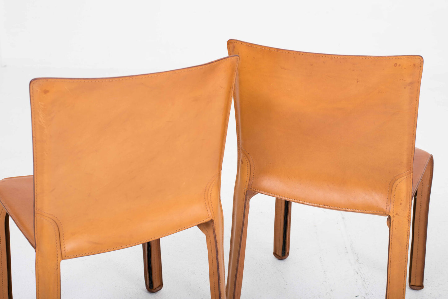 Set von 4 Vintage Stuhl CAB 412 von Mario Bellini für Cassina