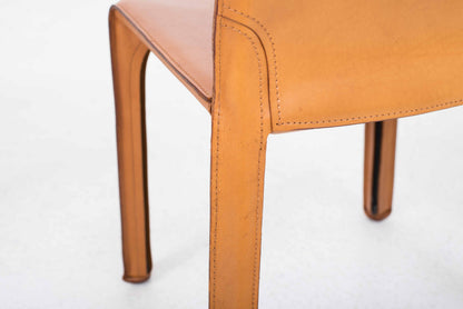 Set von 4 Vintage Stuhl CAB 412 von Mario Bellini für Cassina