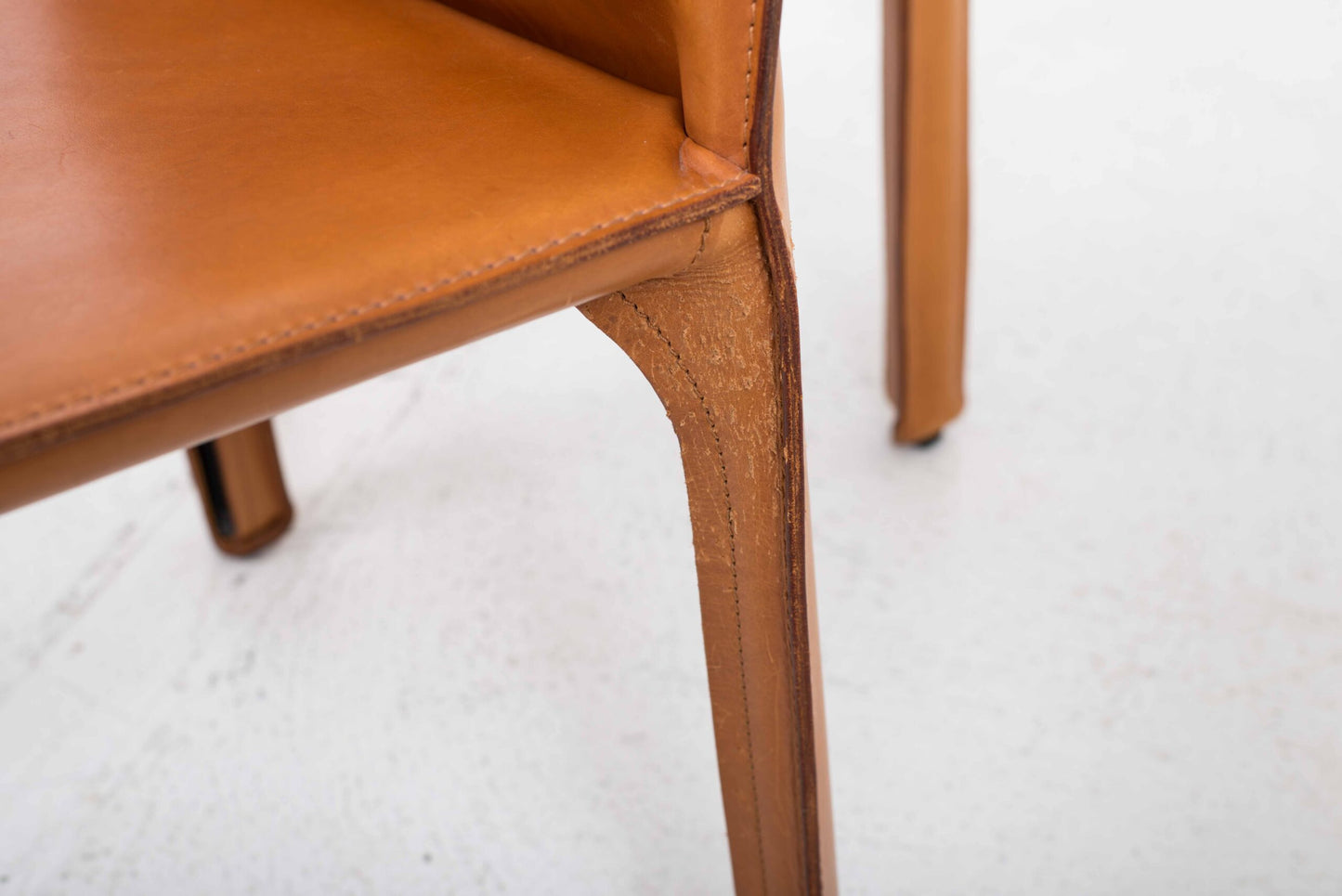 Set von 4 Vintage Stuhl CAB 412 von Mario Bellini für Cassina