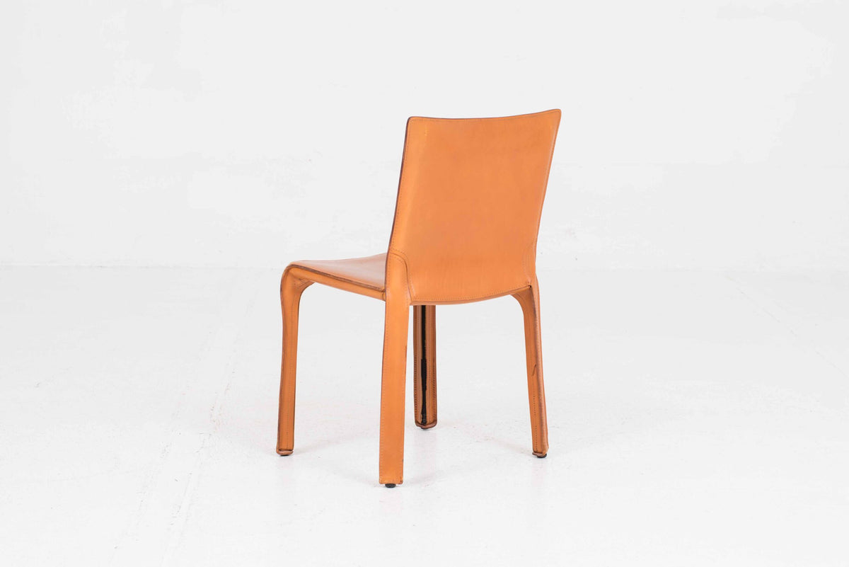 Set von 6 Vintage Stuhl CAB 412 von Mario Bellini für Cassina