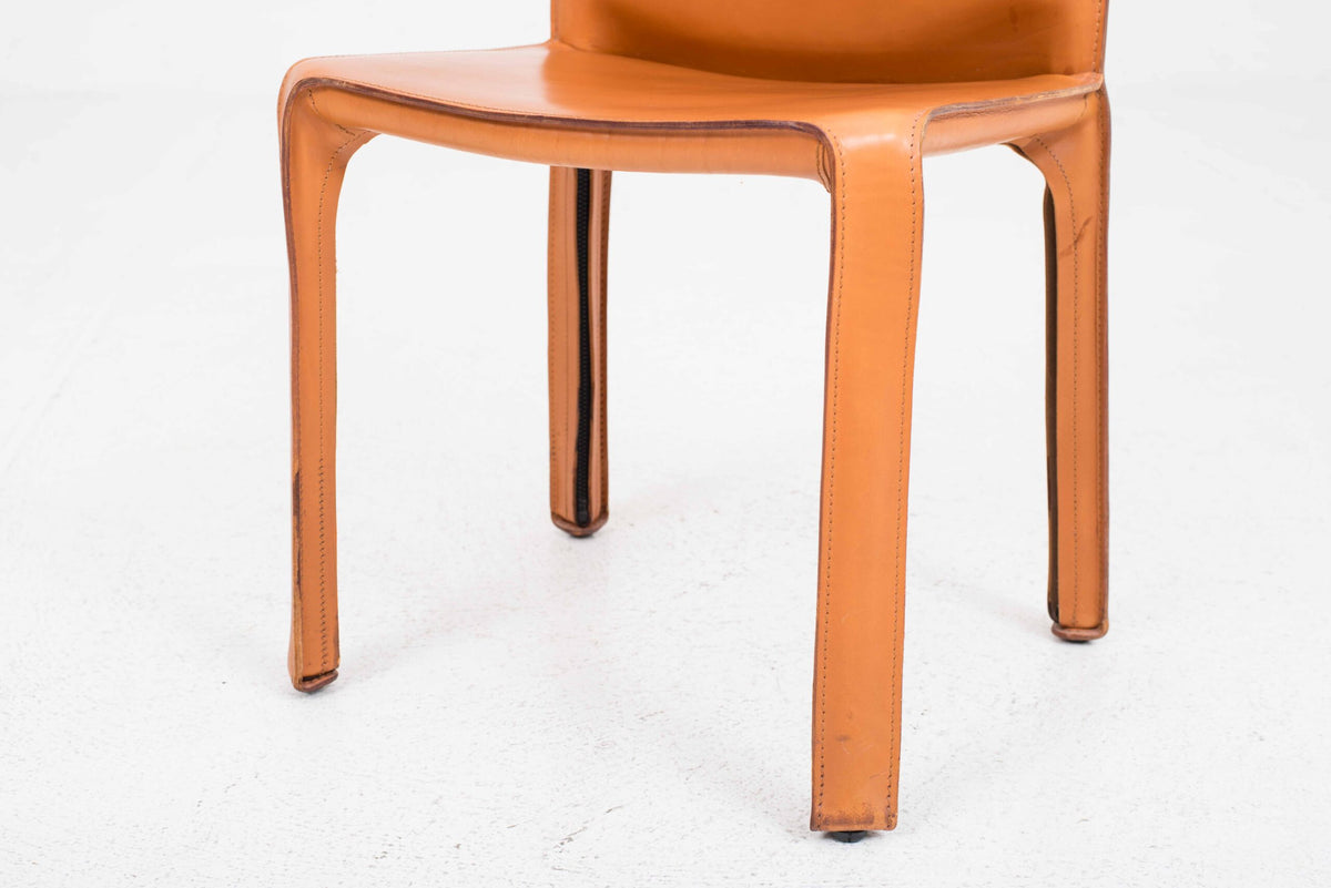 Set von 6 Vintage Stuhl CAB 412 von Mario Bellini für Cassina