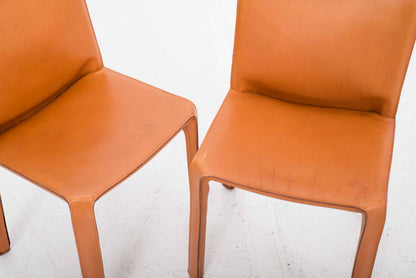 Set von 6 Vintage Stuhl CAB 412 von Mario Bellini für Cassina