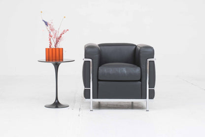 Vintage Tulip Beistelltisch von Eero Saarinen für Knoll in Granit Ø 41cm