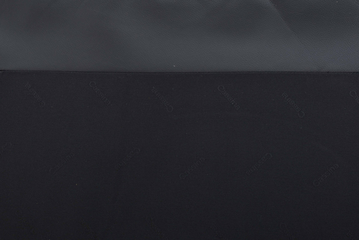 Vintage Sofa "Maralunga" von Vico Magistretti für Cassina, schwarzes Leder