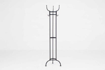 Vintage Garderobe Nymphenburg von Otto Blümel für ClassiCon, schwarz Messing