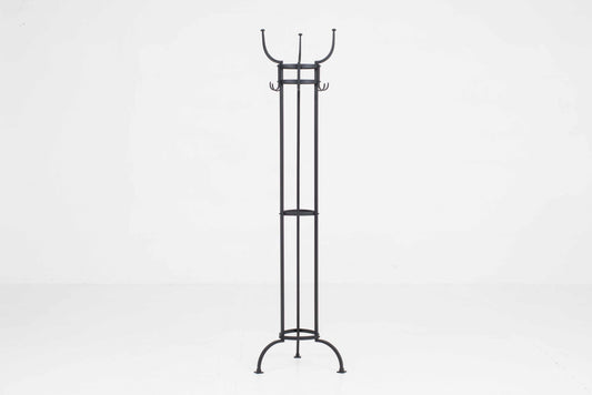 Vintage Garderobe Nymphenburg von Otto Blümel für ClassiCon, schwarz Messing