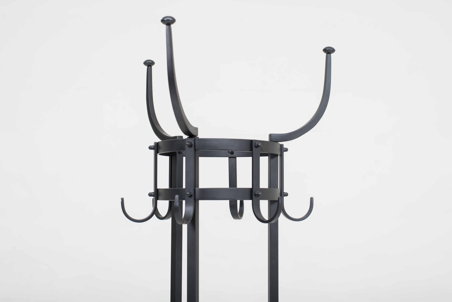 Vintage Garderobe Nymphenburg von Otto Blümel für ClassiCon, schwarz Messing