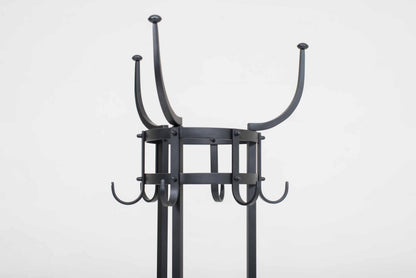 Vintage Garderobe Nymphenburg von Otto Blümel für ClassiCon, schwarz Messing