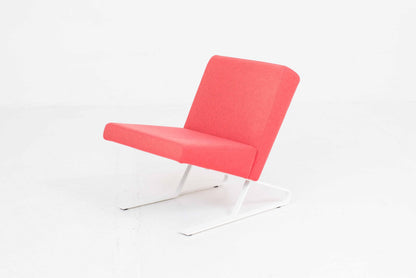 Vintage Sessel Satyr von For Use für ClassiCon rot, weiß