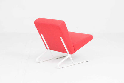 Vintage Sessel Satyr von For Use für ClassiCon rot, weiß