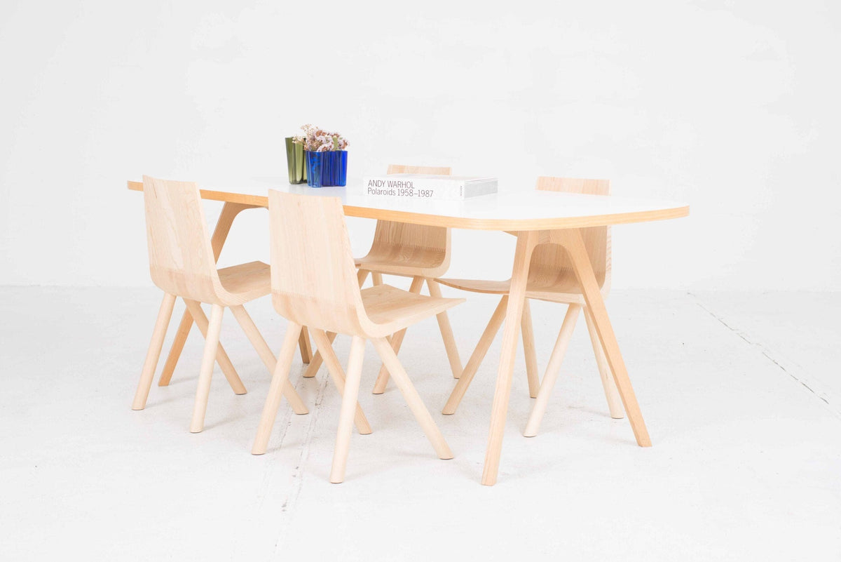 Chaise Cresta de Jörg Boner pour Dadadum en frêne naturel