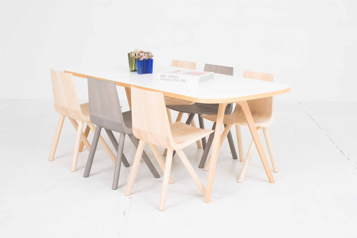 Vintage Stuhl Cresta von Jörg Boner für Dadadum in Esche Granit