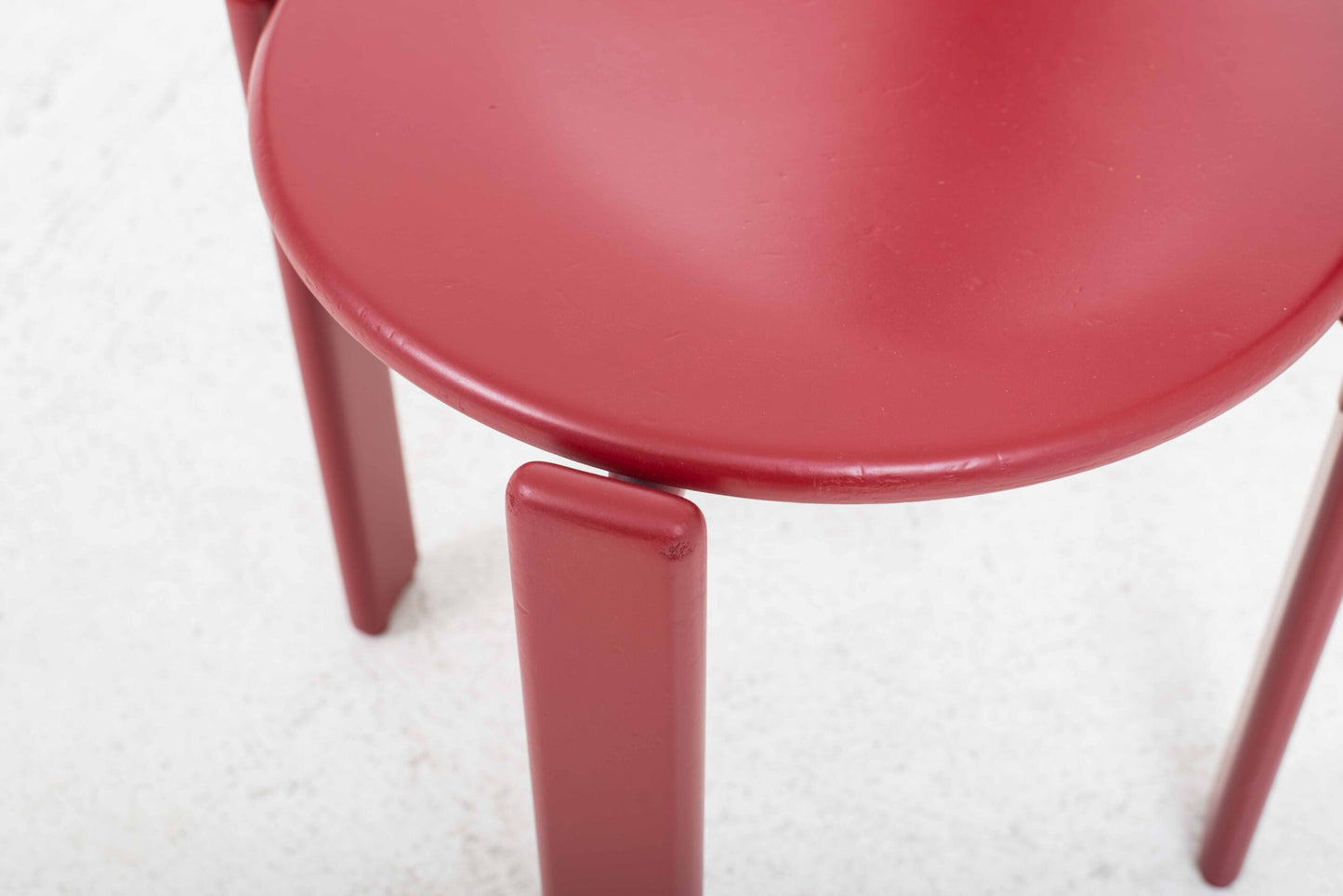 Vintage Stuhl Typ 3300 von Bruno Rey für Dietiker in Weinrot