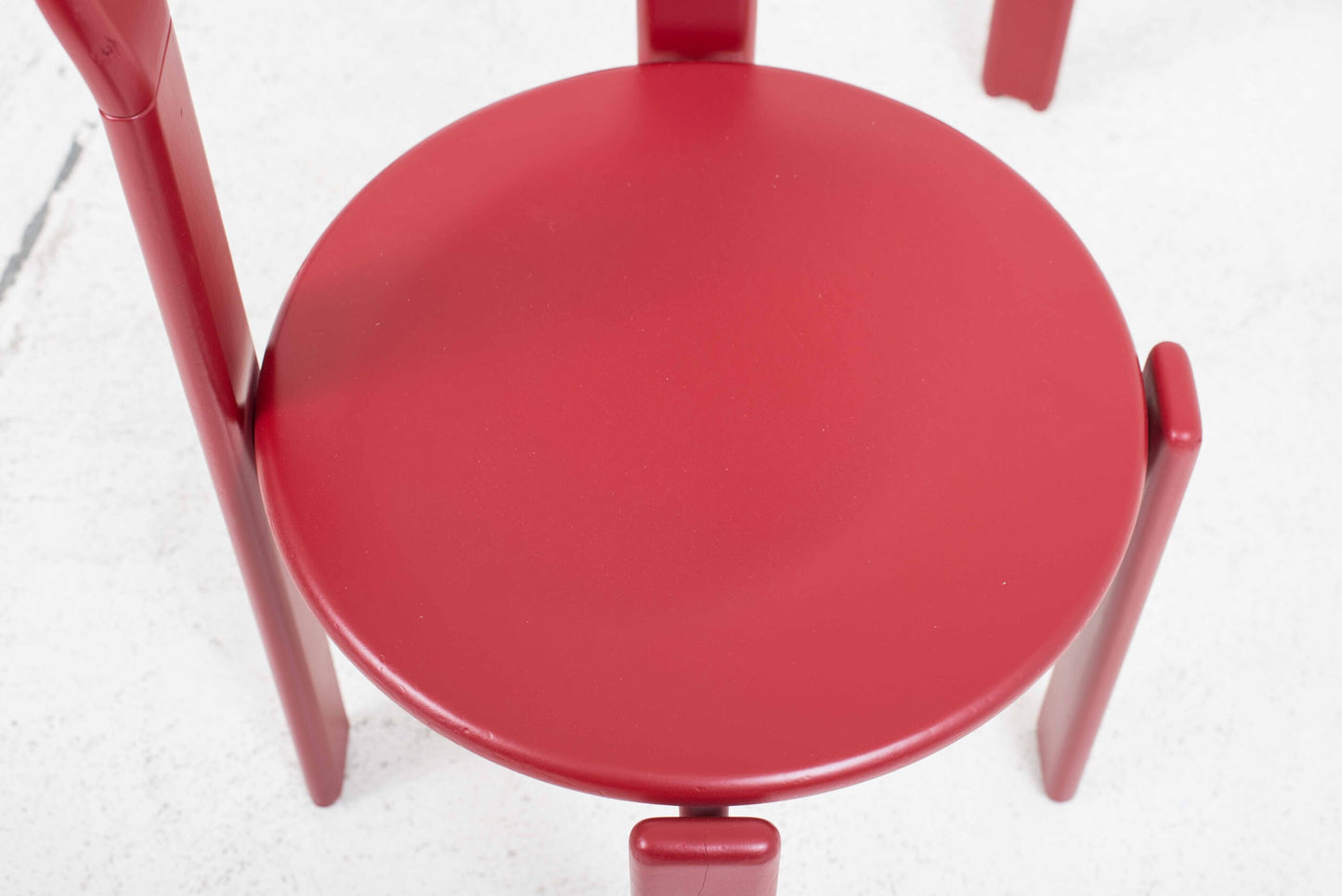 Vintage Stuhl Typ 3300 von Bruno Rey für Dietiker in Weinrot
