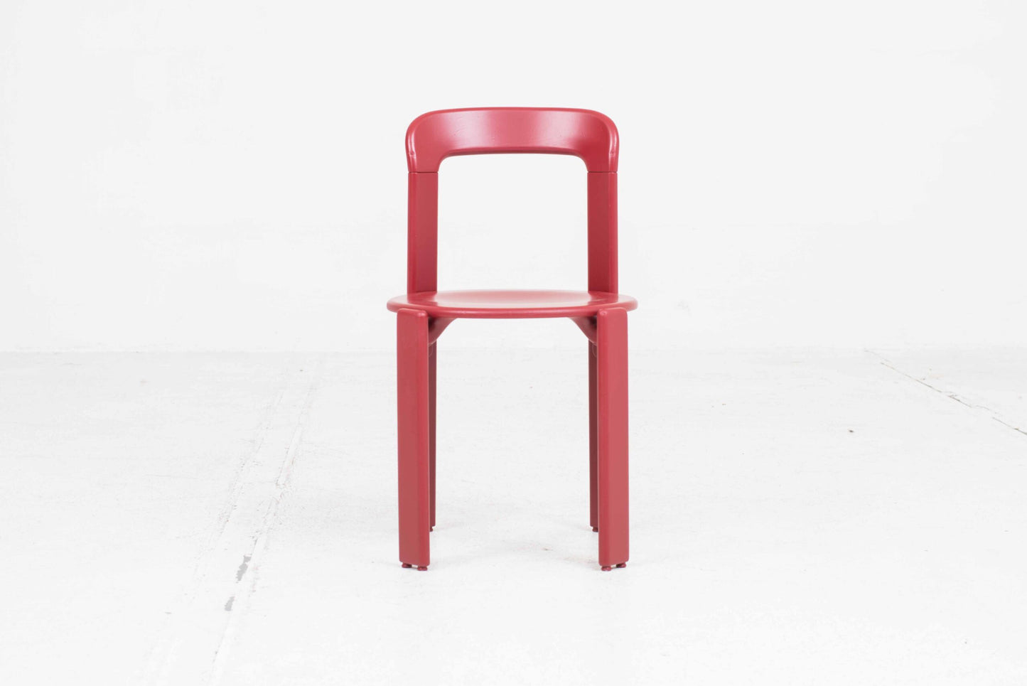 Vintage Stuhl Typ 3300 von Bruno Rey für Dietiker in Weinrot