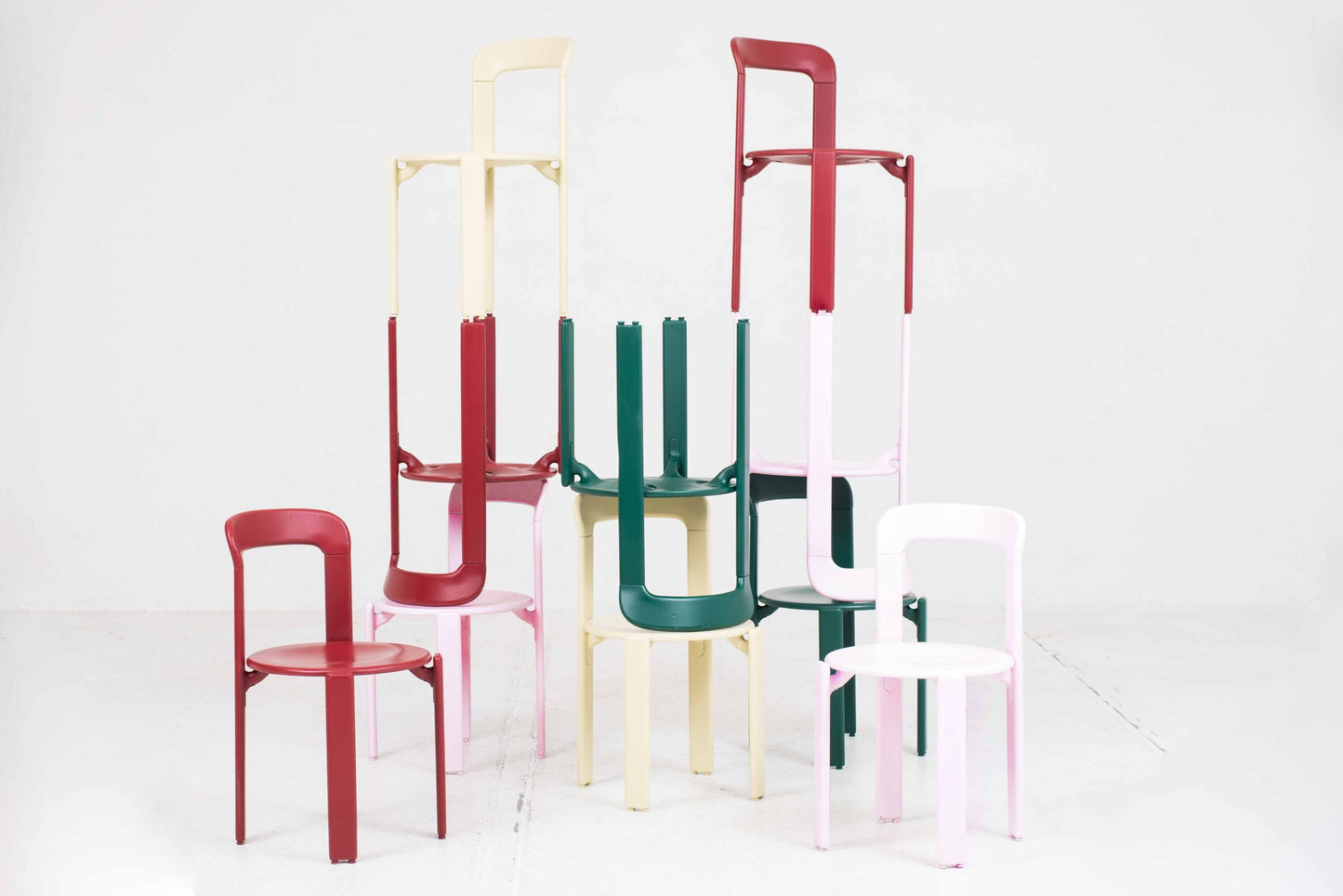 Chair Type 3300 by Bruno Rey for Dietiker in moss green