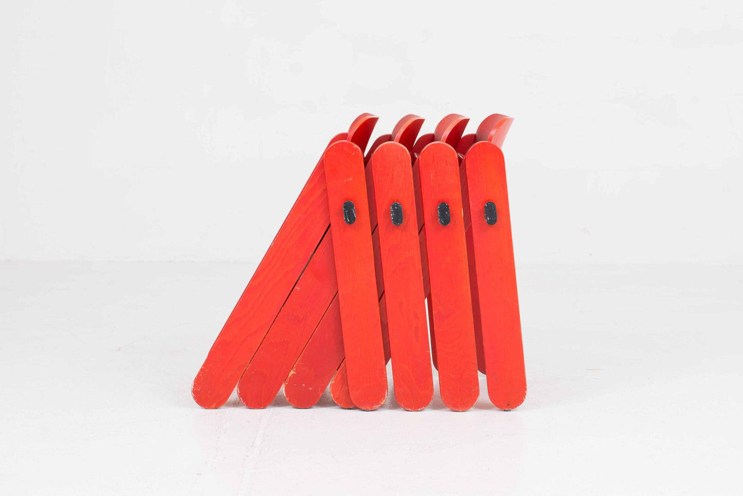 Set von 4 Vintage Klappstuhl von Robert und Trix Haussmann für Dietiker