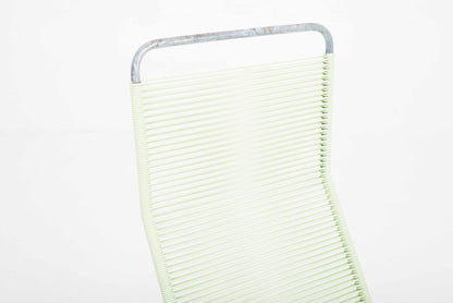 Vintage Liegestuhl Spaghetti von Huldreich Altorfer für Embru in Hellgrün